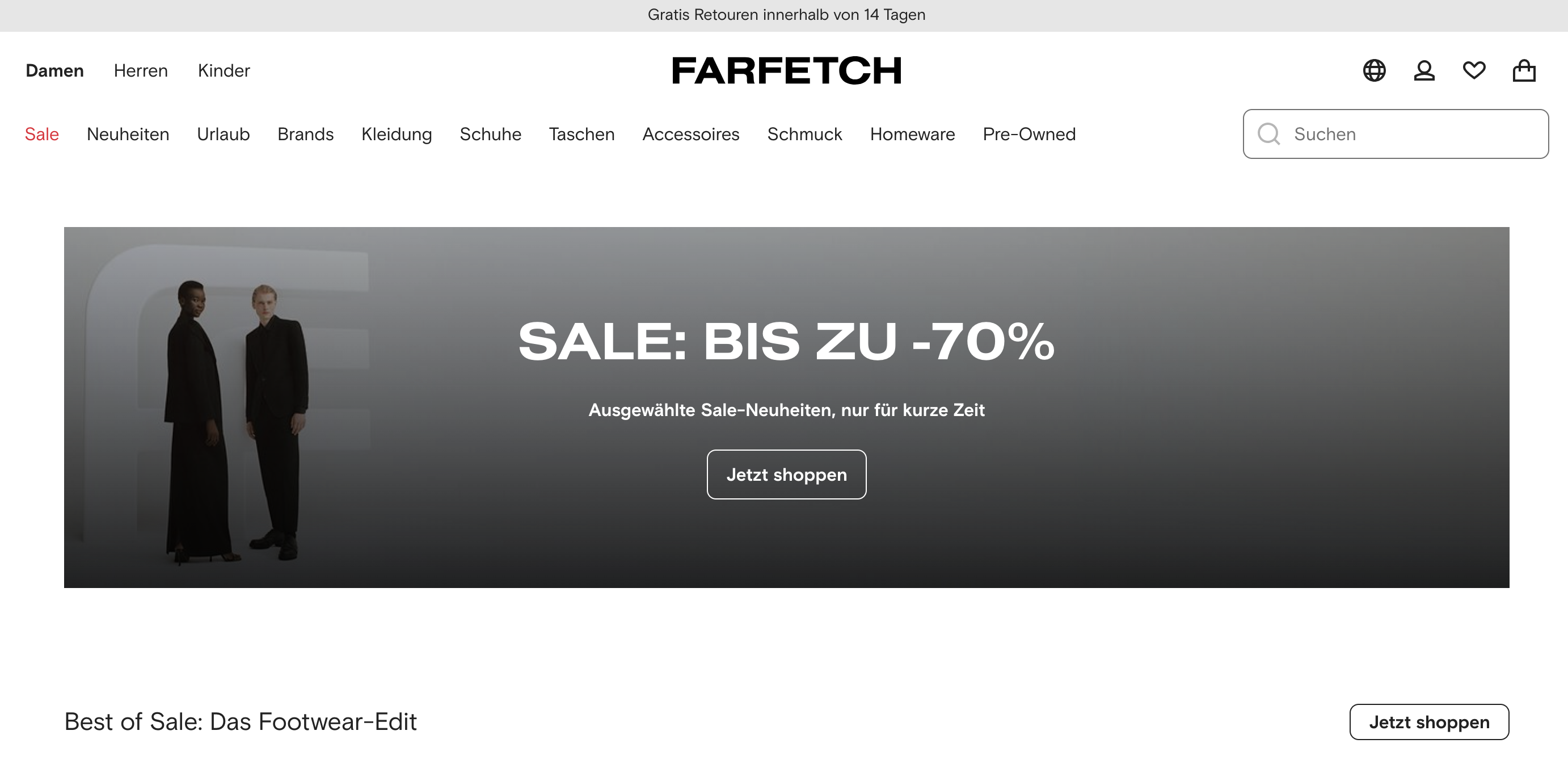 Screenshot of Example 1 Black Friday Sale page with products