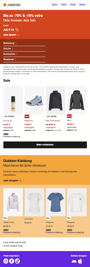 Screenshot of Example 3 Black Friday Sale page with product filters